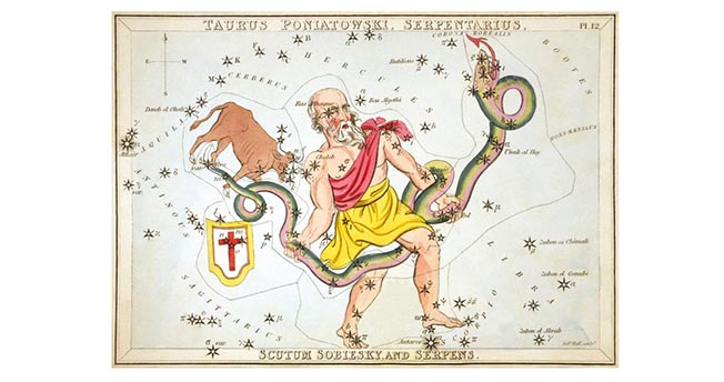 A 13-a constelaţie: Ophiuchus (Omul cu șarpele)