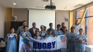 ACS Rugby Team Constanța a oferit echipament pentru micuții rugbyști din Mangalia