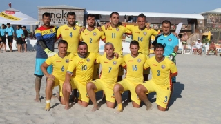 Tricolorii s-au impus în faţa Bulgariei, la fotbal pe plajă