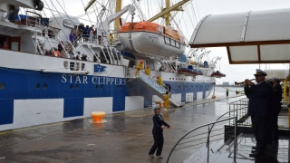 Velierul de lux Royal Clipper a revenit în Portul Constanţa