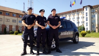 Elevi constănţeni, în practică la Inspectoratul de Jandarmi Judeţean Constanţa