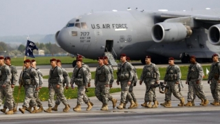 Militari din Forțele terestre ale SUA ajung la Baza Aeriană „Mihail Kogălniceanu”
