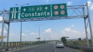 Circulație pe carosabil umed pe autostrada A2 București-Constanța