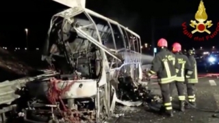 Zi de doliu în Ungaria în urma accidentului de autocar din Italia