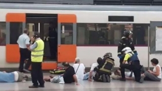 Români implicaţi într-un accident feroviar, lângă Barcelona