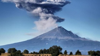 A erupt Popocatepetl! Imagini incredibile