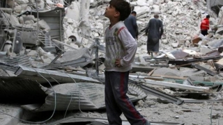 Patru copii morți în Siria, în urma lansării unor obuze de artilerie lângă o școală din Alep