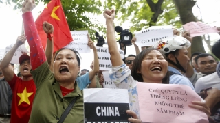 Arestări şi intervenţii brutale la o manifestație antichineză în Vietnam
