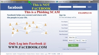 Atenţie! Phishing scam pe Facebook! Nu daţi datele dvs necunoscuţilor!