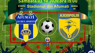 Axiopolis Cernavodă luptă pentru prima poziţie în Liga a 3-a