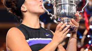 Bianca Andreescu a obţinut trofeul la US Open
