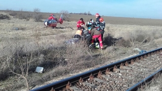 GRAV ACCIDENT FEROVIAR! Persoană lovită de tren la Năvodari
