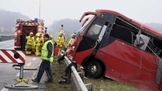 Franța - patru morți într-un accident de autocar