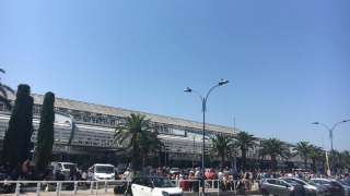 Aeroportul de la Nisa, evacuat parțial