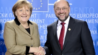 Angela Merkel și Martin Schulz, la egalitate în preferinţele de vot