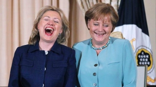 Angela Merkel ține cu Hillary Clinton
