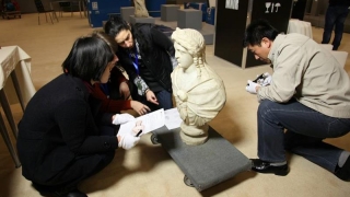 Bustul zeiței Isis de la Constanța, în Muzeul Național al Chinei