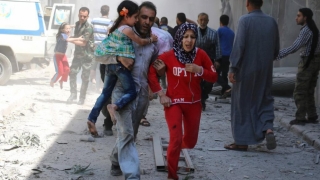 Copii uciși la Alep