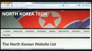 Coreea de Nord are doar 28 de site-uri web