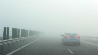 Ceaţă pe autostrada A2 Bucureşti - Constanţa