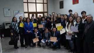 Elevi de la Liceul „Ovidius“, premiați la Buzău