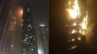 Incendiu la un zgârie-nori din Dubai cu nume predestinat, Torch Tower
