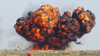 Incendiu masiv la un poligon militar din Rusia