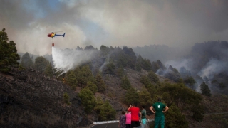 Incendiu pe coasta de est a Spaniei
