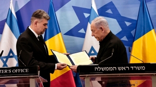 Premierul Ciolacu, prezent în Israel, a cerut “un efort comun” pentru evacuarea românilor din Fâșia Gaza