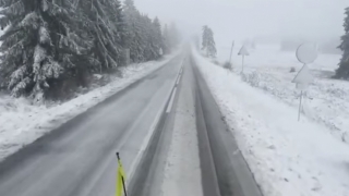 Circulație în condiți de iarnă pe câteva drumuri din țară