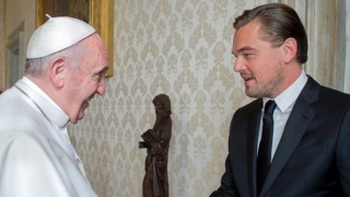 Leonardo DiCaprio a fost la Papă