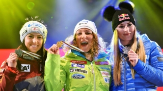 Lindsey Vonn, cea mai vârstnică medaliată la Campionatele Mondiale de schi alpin