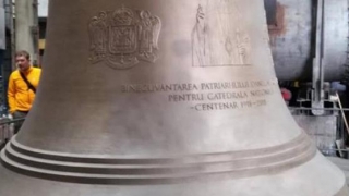 Sfințirea clopotelor Catedralei Naționale