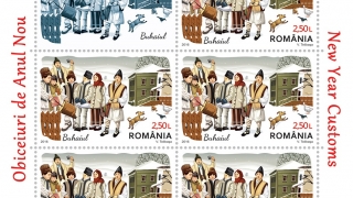 Mărci poștale noi dedicate obiceiurilor tradiționale de sfârșit de an