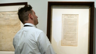 O copie după Proclamația de Emancipare din SUA, vândută cu 2,17 milioane de dolari