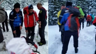 Trupurile celor doi copii decedați în avalanșa din Retezat, preluate de Medicina Legală