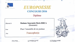 Premiul Francofoniei pentru poezie, luat de o elevă din Constanța!