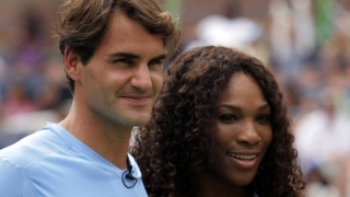Roger Federer şi Serena Williams participă la un turneu amical