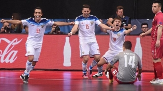 Spania - Rusia este finala Futsal EURO 2016