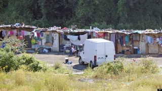 Tabără de rromi evacuată în Franța