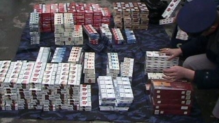 Peste 20.000 de pachete cu ţigări, oprite la graniţă de poliţiştii de frontieră