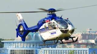 Traficul rutier, monitorizat din elicopter