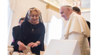 Premierul Dăncilă s-a întâlnit astăzi cu Suveranul Pontif, la Vatican