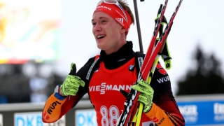 Benedikt Doll a câștigat aurul în proba de sprint la Mondialele de biatlon