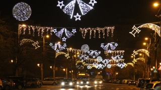 Feerie luminoasă pe străzile Constanței!
