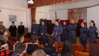 Forțele Navale Române au promovat cariera militară, în școlile din Constanța și Tulcea