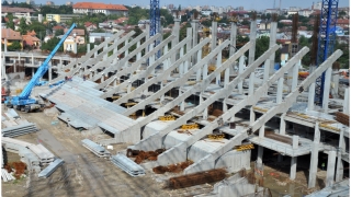 Construcţia noului stadion din Craiova, transmisă în direct pe internet