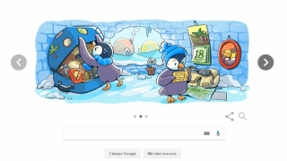 Google celebrează Crăciunul cu un doodle de sezon