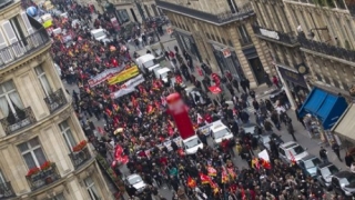 Grevă generală și manifestații în Franța împotriva unui proiect de lege a muncii