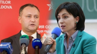 Igor Dodon şi Maia Sandu merg în al doilea tur în scrutinul prezidenţial din R.Moldova